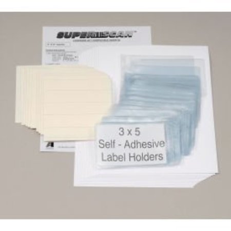 AIGNER INDEX Self Adhesive Label Holder 5"W X 3"H (50 pcs/pkg) APX-35